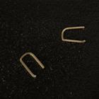 U Shape Alloy Earring 1 Pair - C-159- Gold - One Size