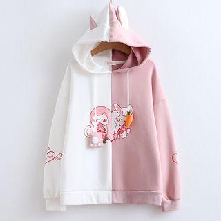 Animal Pattern Hoodie