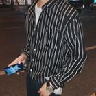 Stripe Pocket Patch Shirt