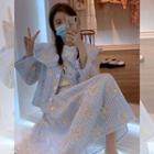 Collared Single-breasted Jacket / Midi A-line Skirt / Wide-leg Shorts