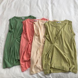 Plain Twist Tank Top