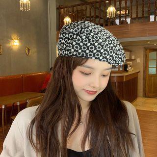 Knit Leopard Beanie