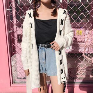 Hooded Chunky Cardigan