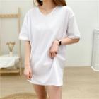 Short-sleeve Caged Back T-shirt