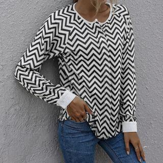 Wavy Striped Light Jacket
