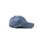 Embroidered Lettering Baseball Cap Blue - One Size