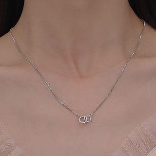 Geometric Pendant Sterling Silver Necklace Necklace - Silver - One Size