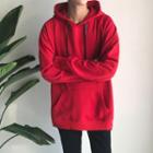 Long-sleeve Loose-fit Hooded Top