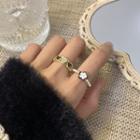 Flower / Heart Alloy Ring / Set
