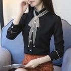 Lace Ribbon Shirt