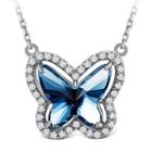 Swarovski Element Crystal Butterfly Necklace