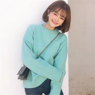 Pastel-color Roundneck Sweater