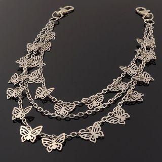 Butterfly Segment Layered Necklace