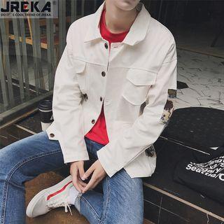 Patched Loose-fit Jacket