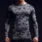 Camouflage Quick Dry Compression Long-sleeve Top
