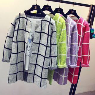 Checker Cardigan