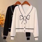 Ribbon Embroidery Cardigan
