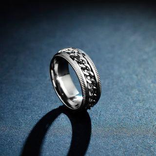 Chained Stainless Steel Ring
