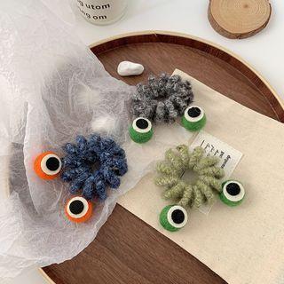Felt Eye Coil Hair Tie