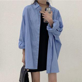 Sleeveless Mini Dress / Long-sleeve Shirt