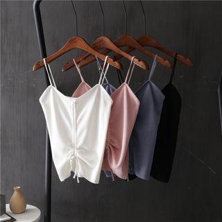 Drawstring Knit Camisole Top