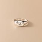 Sterling Silver Bear Ring 1 Piece - S925 Silver - Silver - One Size