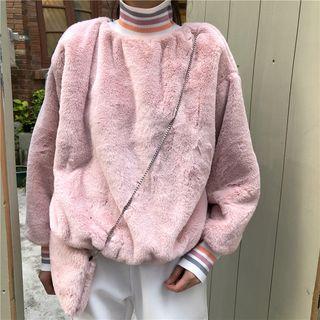 Fleece Sweatshirt / Crossbody Bag / Pants / Set