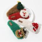 Fleece Christmas Cartoon Hair Clip