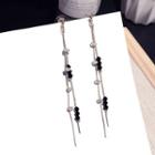 Bead Fringe Earring 1 Pair - Gold - One Size