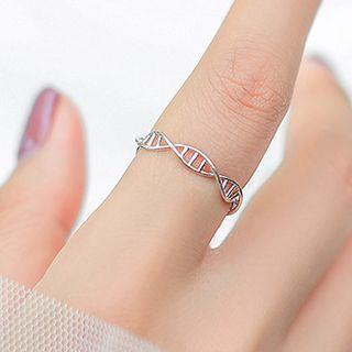 925 Sterling Silver Dna Open Ring Dna Open Ring - One Size