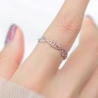 925 Sterling Silver Dna Open Ring Dna Open Ring - One Size