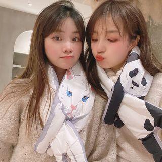 Animal Print Nylon Scarf