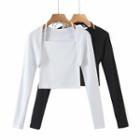 Set: Cropped Open-front Jacket + Camisole Top