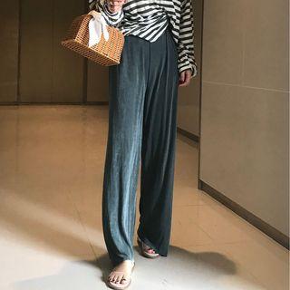 Plain Wide Leg Sweatpants