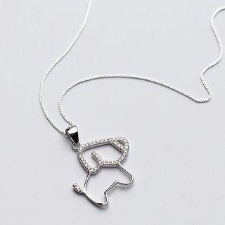 Dog Rhinestone Necklace