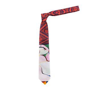 Painting Print Neck Tie