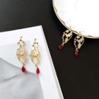 Crystal Bird Earring