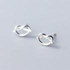 925 Sterling Silver Knot Earring 1 Pair - Earrings - One Size