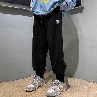 Side Zip Waffle Sweatpants