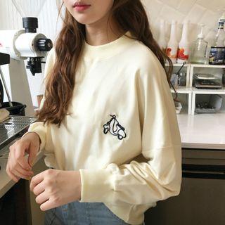 Bike Embroidered Pullover