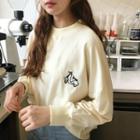 Bike Embroidered Pullover