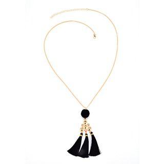 Tassel-drop Necklace/earrings