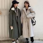 Drawstring Midi Parka