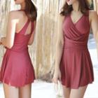 Crinkled Swim Dress