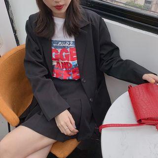 Plain Blazer / Midi Skirt / Pleated Mini Skirt / Pants