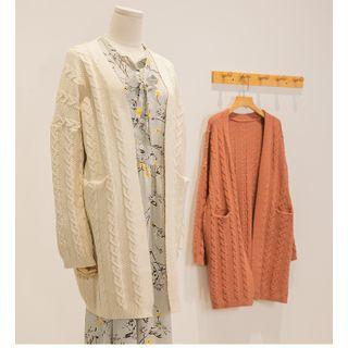 Long Cardigan Off-white - One Size