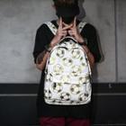 Football Print Backpack