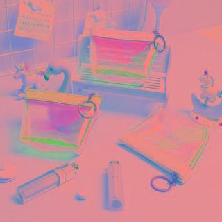 Holographic Zip Pouch