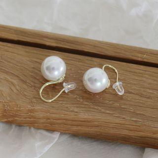 Faux Pearl Dangle Earring 1 Pair - Faux Pearl Dangle Earring - White - One Size
