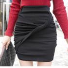 Twist-trim Mini Skirt